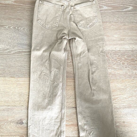 ABERCROMBIE & FITCH High Rise 90's Relaxed Jeans Oat Size 24S - Picture 6 of 8